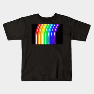 Neon Rainbow Kids T-Shirt